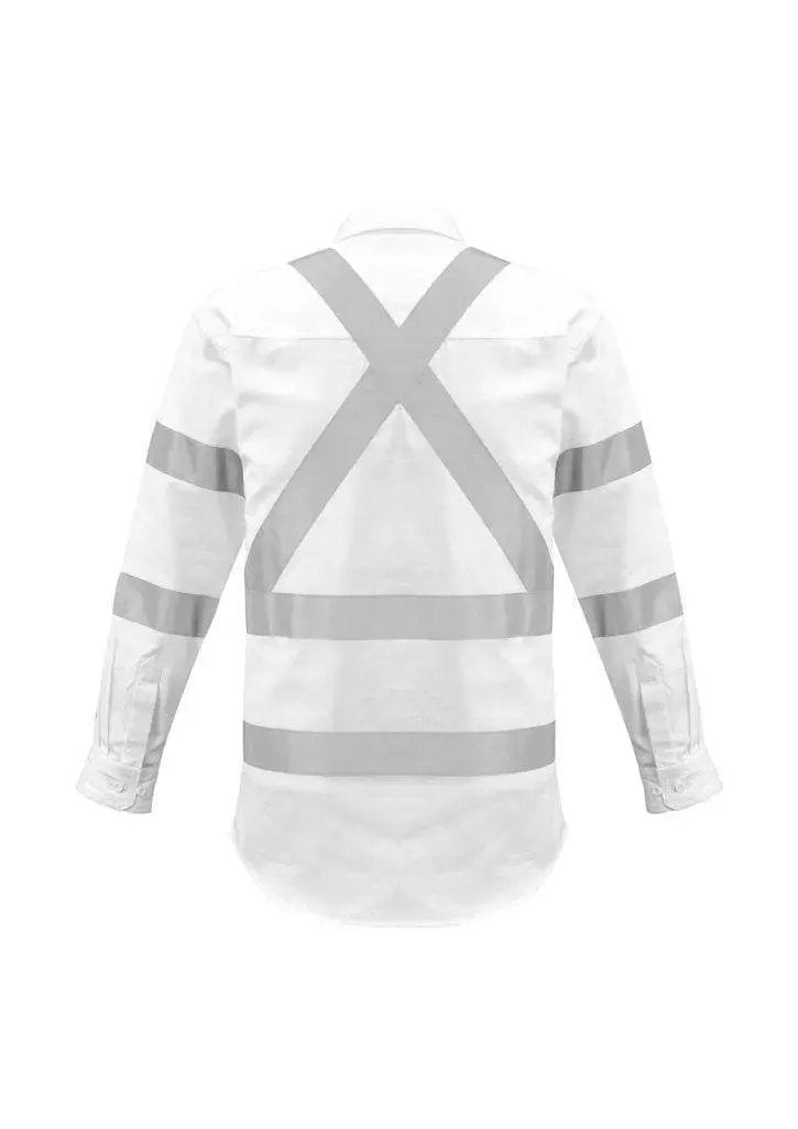 SYZMIK Men’s Bio-Motion X Back Shirt ZW621 Work Wear Syzmik White XXS